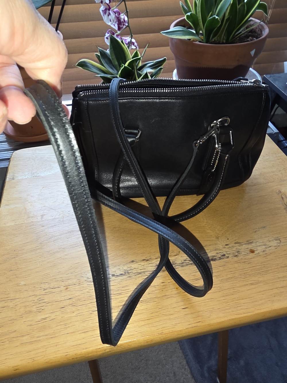 Coach Black Leather Purse - Picture 3 of 15